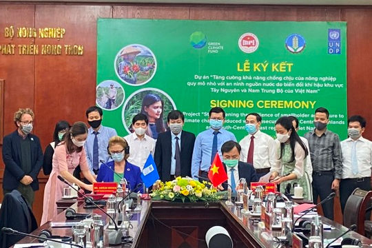 Hơn 30 triệu USD trợ giúp Nam Trung bộ và Tây Nguyên ứng phó biến đổi khí hậu