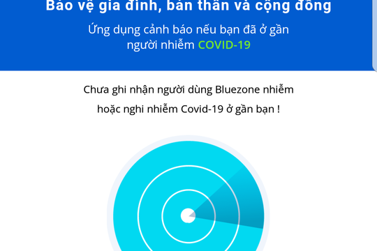 Đến nơi tập trung đông người, phải cài đặt Bluezone và bật chế độ Bluetooth