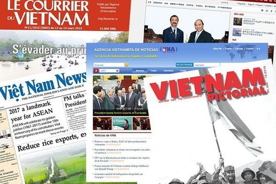 Tiếp tục phát triển một số báo in và báo điện tử đối ngoại quốc gia của Thông tấn xã Việt Nam