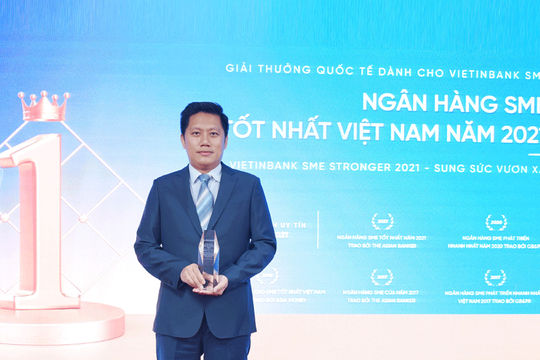 VietinBank nhận Giải thưởng Ngân hàng SME tốt nhất Việt Nam