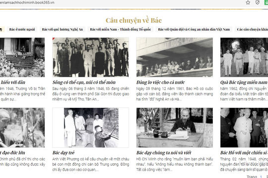 Đang diễn ra triển lãm sách trực tuyến Kỷ niệm 110 năm Ngày Bác Hồ ra đi tìm đường cứu nước