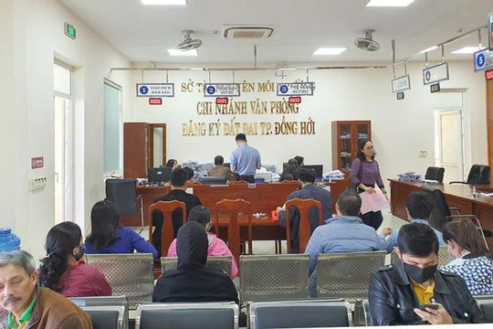 Văn phòng đăng ký đất đai tỉnh Quảng Bình được ủy quyền cấp sổ đỏ