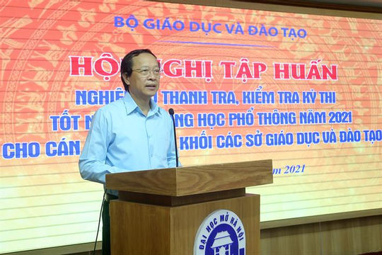 Đảm bảo yêu cầu thanh, kiểm tra tại kỳ thi tốt nghiệp trung học phổ thông