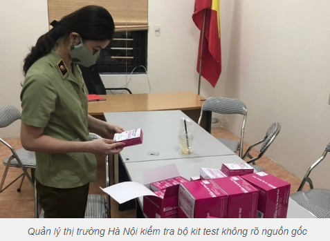 Phát hiện 800 bộ kit test Covid-19 không nguồn gốc