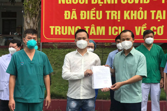 Tối 10/6, có thêm 72 bệnh nhân Covid-19 khỏi bệnh