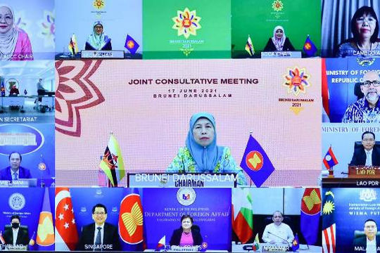 Các nước ASEAN thống nhất thúc đẩy sáng kiến, ưu tiên của năm 2021