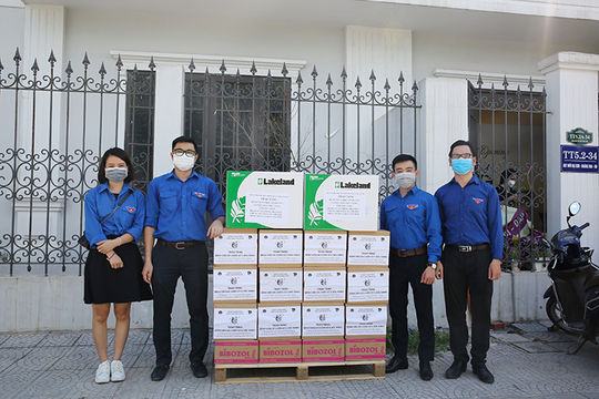 Đoàn Thanh niên KTNN hỗ trợ Bệnh viện dã chiến số 4, tỉnh Bắc Ninh