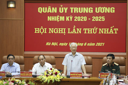 Tổng Bí thư Nguyễn Phú Trọng chủ trì Hội nghị Quân ủy Trung ương nhiệm kỳ 2020-2025
