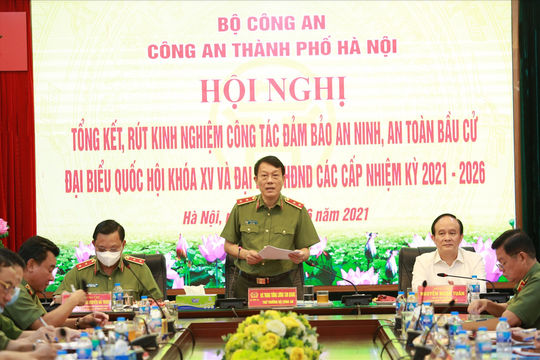 Công an Thủ đô cần tiếp tục duy trì an ninh chính trị, trật tự, an toàn xã hội sau bầu cử