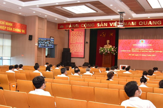 Cán bộ, công chức, viên chức và người lao động KTNN chung tay đẩy lùi dịch Covid-19