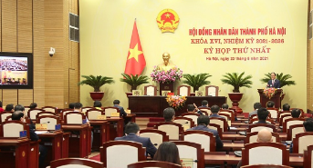 Khai mạc Kỳ họp thứ nhất Hội đồng nhân dân Thành phố Hà Nội khóa XVI, nhiệm kỳ 2021-2026
