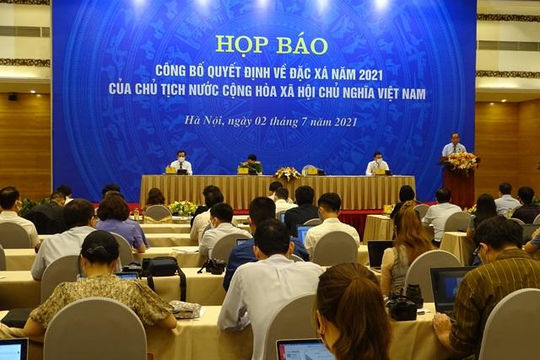 Công bố Quyết định của Chủ tịch nước về đặc xá năm 2021