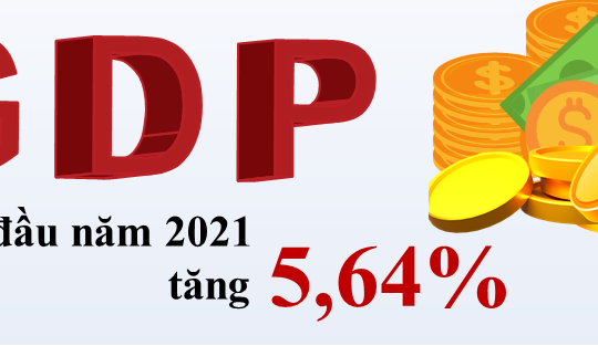 Infographic - GDP 6 tháng đầu năm tăng 5,64%