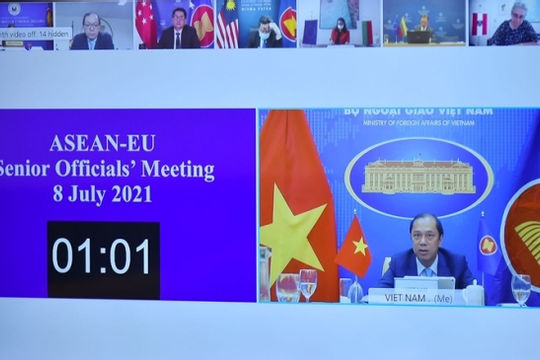 ASEAN - EU: Phối hợp chặt chẽ thúc đẩy phục hồi toàn diện, bền vững