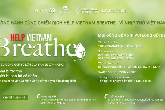 Vinacapital Foundation triển khai Chương trình “Vì nhịp thở Việt Nam”