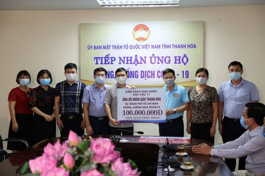 Kiểm toán Nhà nước khu vực XI chung tay hỗ trợ người dân vượt qua dịch bệnh