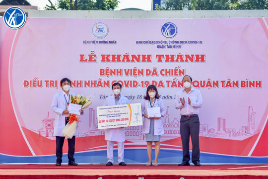 Bệnh viện Dã chiến điều trị bệnh nhân Covid-19 đa tầng đầu tiên ở TP. Hồ Chí Minh đi vào hoạt động