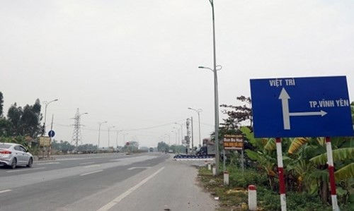 Gần 800 tỷ đồng mở rộng Quốc lộ 2 đoạn Vĩnh Yên- Việt Trì