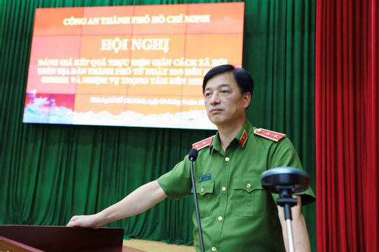 Công an TP. Hồ Chí Minh thực hiện kiểm soát chặt chẽ các hoạt động trong giãn cách xã hội