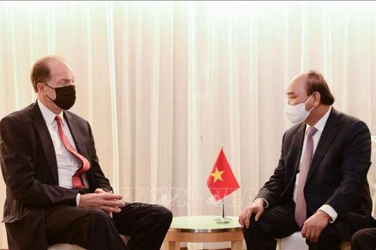 Chủ tịch nước Nguyễn Xuân Phúc gặp lãnh đạo các nước và tổ chức quốc tế