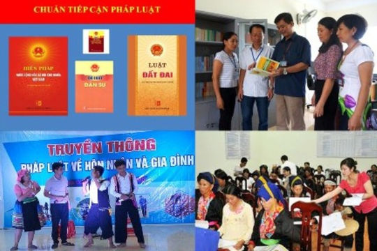 Đổi mới cách đánh giá xã, phường, thị trấn đạt chuẩn tiếp cận pháp luật Đổi mới cách đánh giá xã, phường, thị trấn đạt chuẩn tiếp cận pháp luật