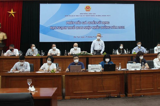 7 doanh nghiệp trúng đấu giá hạn ngạch thuế quan nhập khẩu đường năm 2021 7 doanh nghiệp trúng đấu giá hạn ngạch thuế quan nhập khẩu đường năm 2021