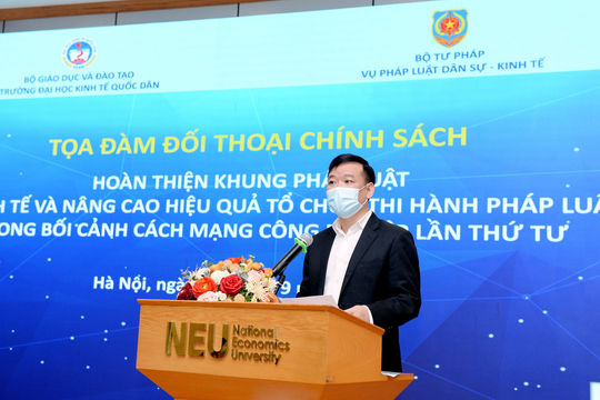 Hoàn thiện khung pháp luật về kinh tế và nâng cao hiệu quả tổ chức thi hành pháp luật trong bối cảnh Cách mạng công nghiệp lần thứ tư