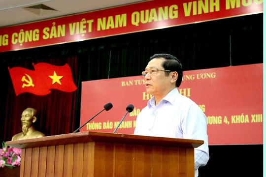 Thông báo nhanh kết quả Hội nghị lần thứ tư, Ban Chấp hành Trung ương Đảng khóa XIII