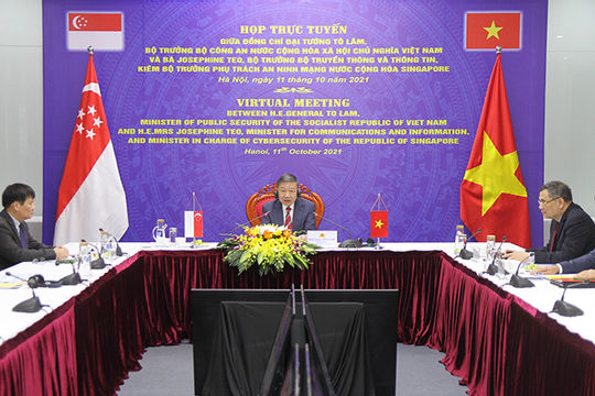 Việt Nam – Singapore đẩy mạnh hợp tác trong lĩnh vực an ninh mạng