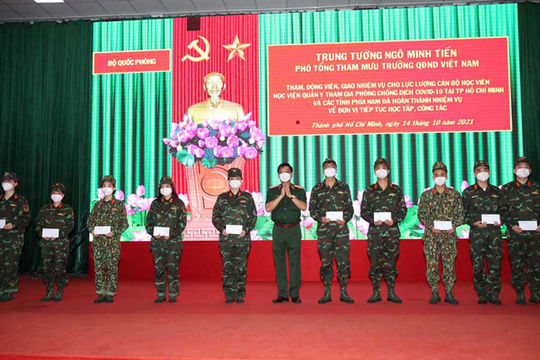 304 cán bộ, học viên Học viện Quân y hoàn thành nhiệm vụ chống dịch tại phía Nam