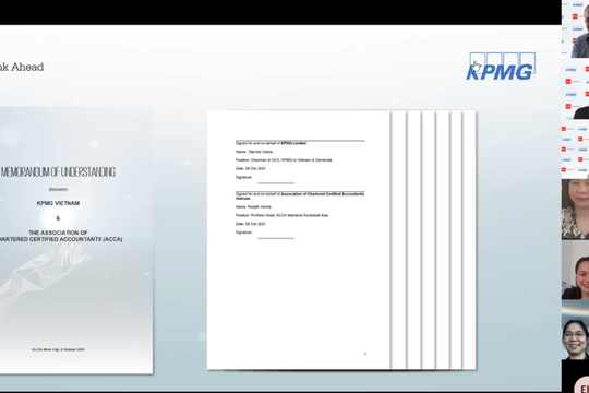 KPMG và ACCA hợp tác hỗ trợ áp dụng Chuẩn mực Báo cáo tài chính quốc tế