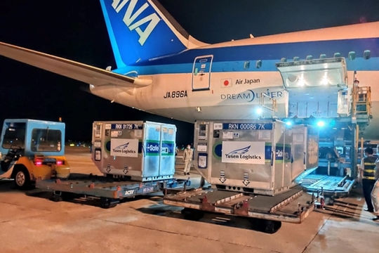 Nhật Bản viện trợ thêm 500.000 liều vắc xin phòng Covid-19 cho Việt Nam