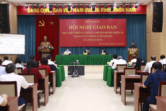 Tốc độ tăng trưởng của ngành xây dựng chưa đạt mục tiêu đề ra do ảnh hưởng của dịch bệnh