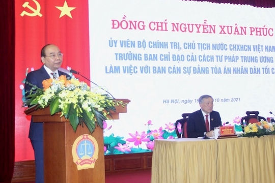 Xét xử kịp thời, nghiêm minh các vụ án tham nhũng, vụ án kinh tế nghiêm trọng