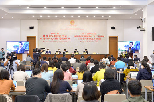 Ngày 20/10, khai mạc Kỳ họp thứ 2, Quốc hội khóa XV
