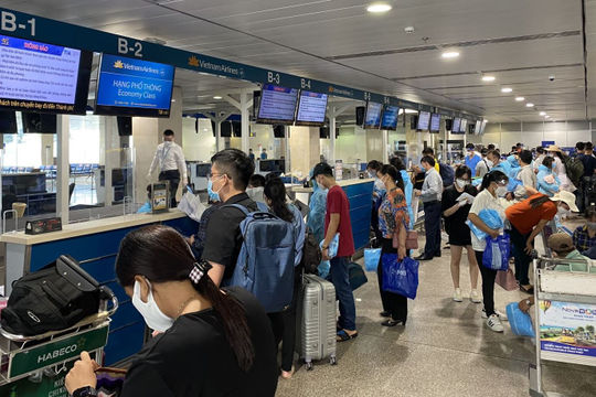 Tiếp tục kiểm soát hiệu quả dịch bệnh Covid-19 trên các chuyến bay nội địa