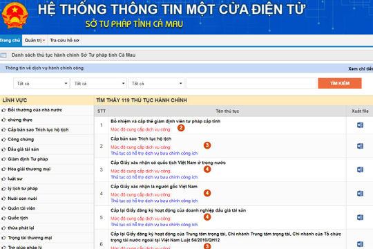 Cà Mau: Nhiều giải pháp hỗ trợ người dân thực hiện thủ tục hành chính Cà Mau: Nhiều giải pháp hỗ trợ người dân thực hiện thủ tục hành chính