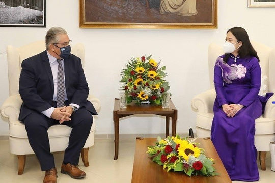 Phó Chủ tịch nước Võ Thị Ánh Xuân hội đàm với Phó Thủ tướng, gặp Tổng Bí thư Đảng Cộng sản Hy Lạp