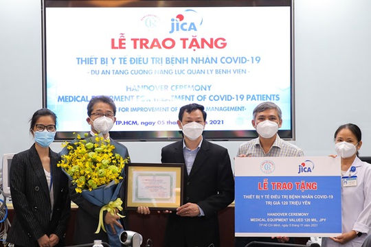 JICA hỗ trợ thiết bị y tế cho Bệnh viện Chợ Rẫy