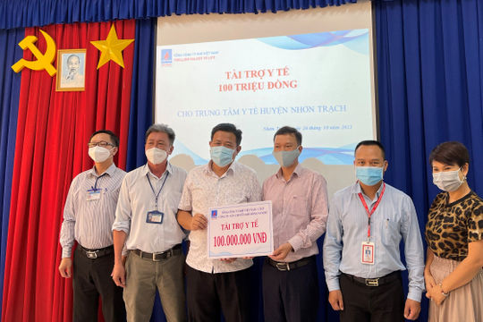 PV GAS tiếp tục các chương trình ủng hộ phòng, chống đại dịch