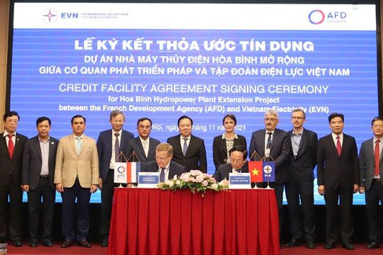Thu xếp thành công 70 triệu Euro cho Dự án Nhà máy Thủy điện Hòa Bình mở rộng