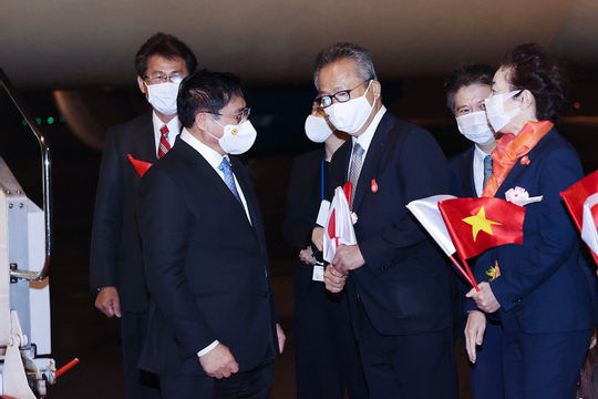 Thủ tướng Phạm Minh Chính bắt đầu chuyến thăm chính thức Nhật Bản