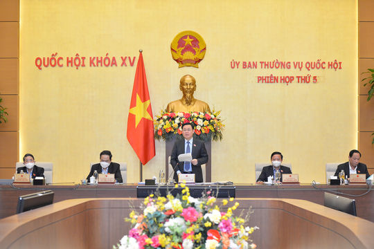 Ủy ban Thường vụ Quốc hội bế mạc Phiên họp thứ 5