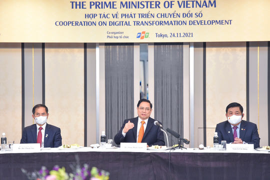 Việt Nam sẽ tiếp tục hoàn thiện thể chế chuyển đổi số, tạo môi trường đầu tư thuận lợi cho doanh nghiệp Nhật Bản
