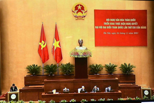 Quan tâm đầu tư, chăm lo để văn hóa thực sự là động lực, nền tảng tinh thần thúc đẩy phát triển đất nước bền vững