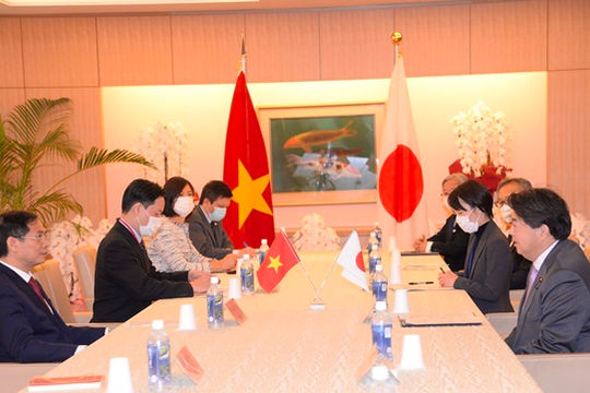 Thúc đẩy quan hệ đối tác chiến lược Việt Nam - Nhật Bản lên tầm cao mới Thúc đẩy quan hệ đối tác chiến lược Việt Nam - Nhật Bản lên tầm cao mới