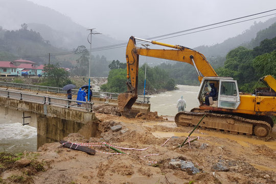Tập trung ứng phó, khắc phục hậu quả mưa lũ Tập trung ứng phó, khắc phục hậu quả mưa lũ