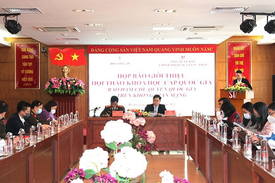 Hội thảo khoa học quốc gia “Bảo đảm chủ quyền quốc gia trên không gian mạng”