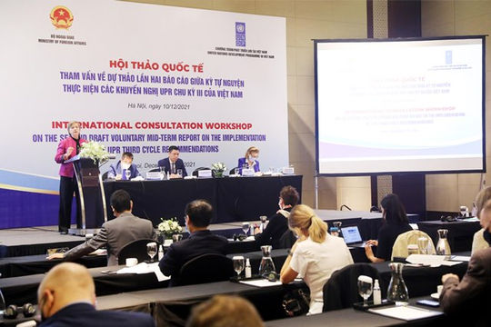 Việt Nam luôn cam kết nhất quán bảo vệ và thúc đẩy quyền con người