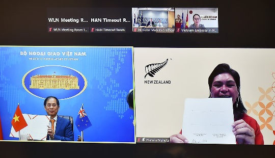 Việt Nam và New Zealand ký Chương trình hành động triển khai quan hệ Đối tác chiến lược